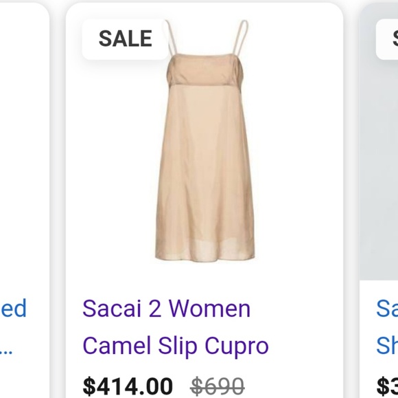 Sacai slip white - Picture 5 of 7